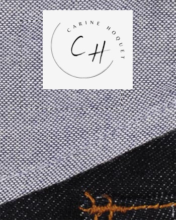 48 縫紉標籤 | 縫製服裝標籤 | 高分辨率照片 | CLIPARTO織物標籤
